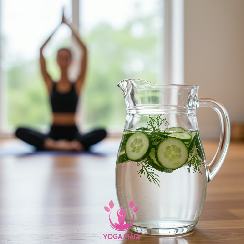 Benefits of Cucumber Dill Water for Yoga Practitioners