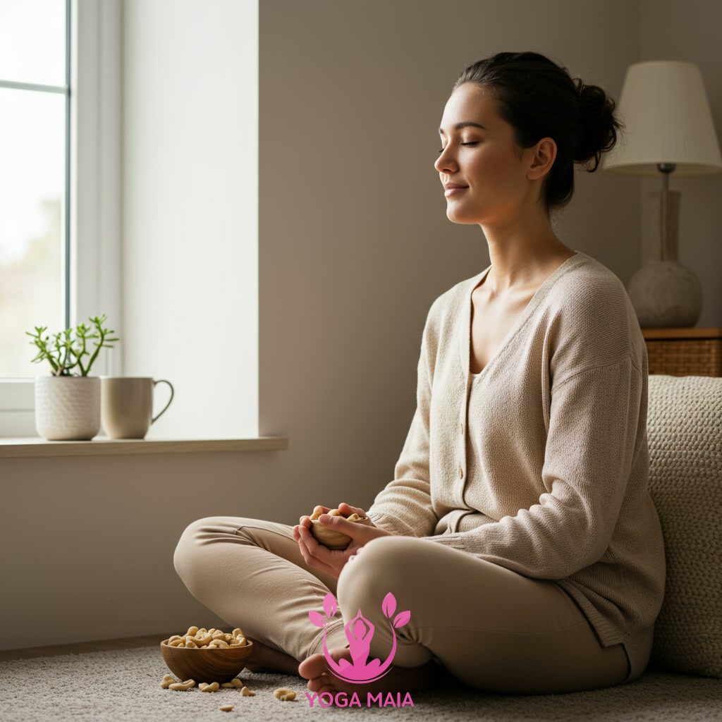 Beyond the Mat: Cashews' Role in Reducing Stress and Promoting Calm