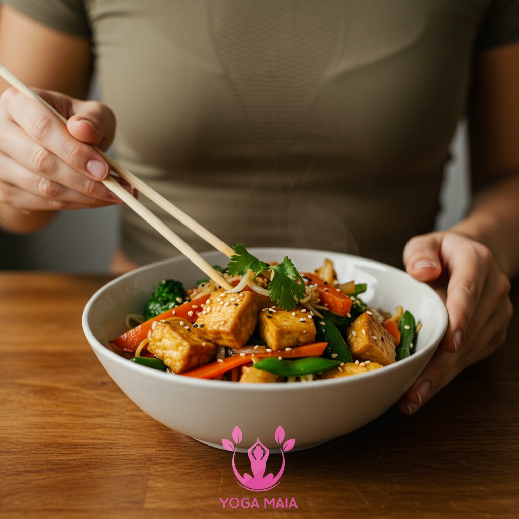 Enjoying Your Meal Mindfully After Yoga