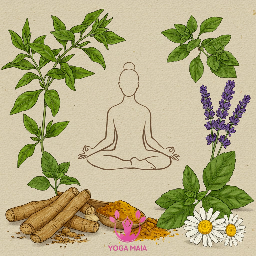 Exploring Key Herbs for Mind, Body, and Spirit in Yoga