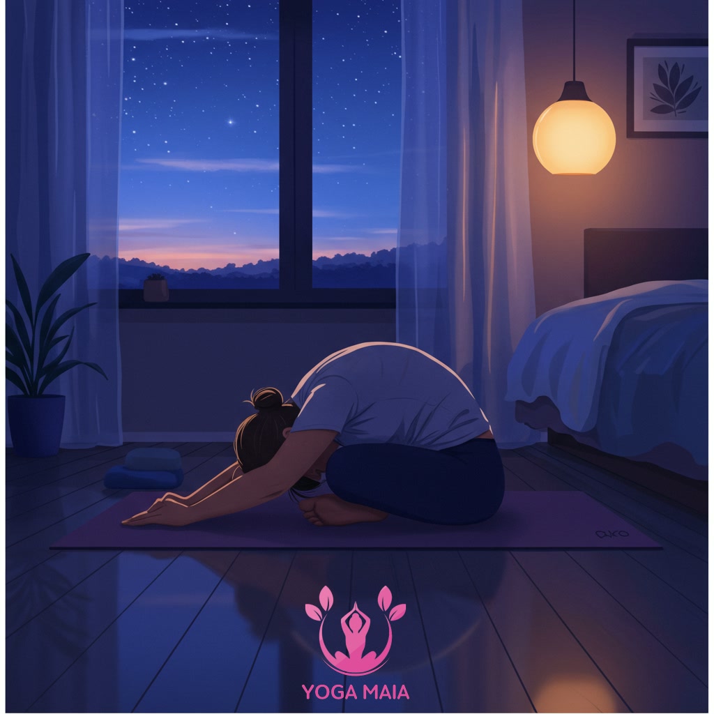 Gentle Yoga: Poses and Practices for Relaxation Before Bed