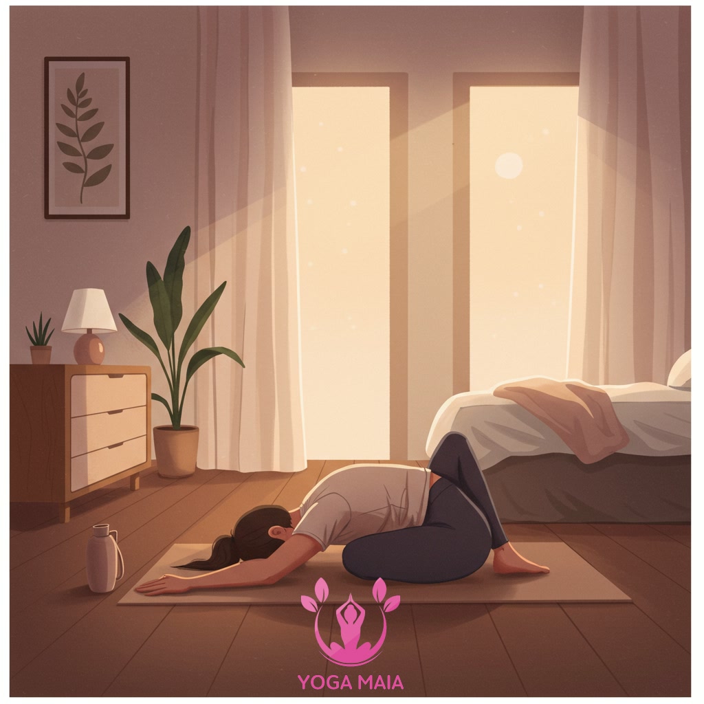 Gentle Yoga Poses and Sequences Recommended for Bedtime