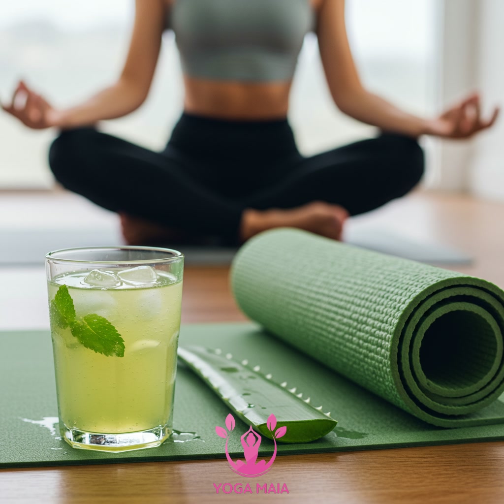 How Aloe Vera Juice Supports Your Body During and After Yoga