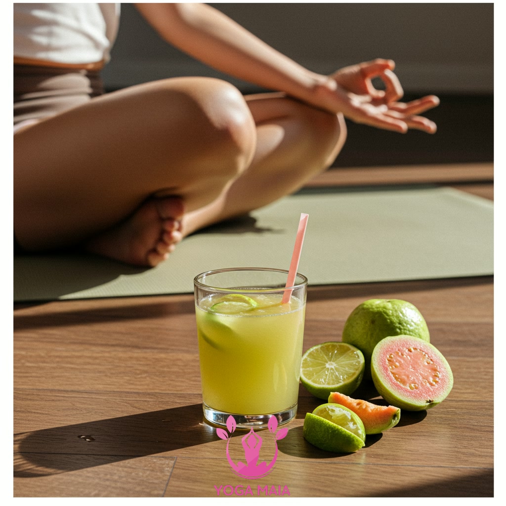 Hydrate and Refresh: Fueling Your Yoga Journey with Guava and Lime