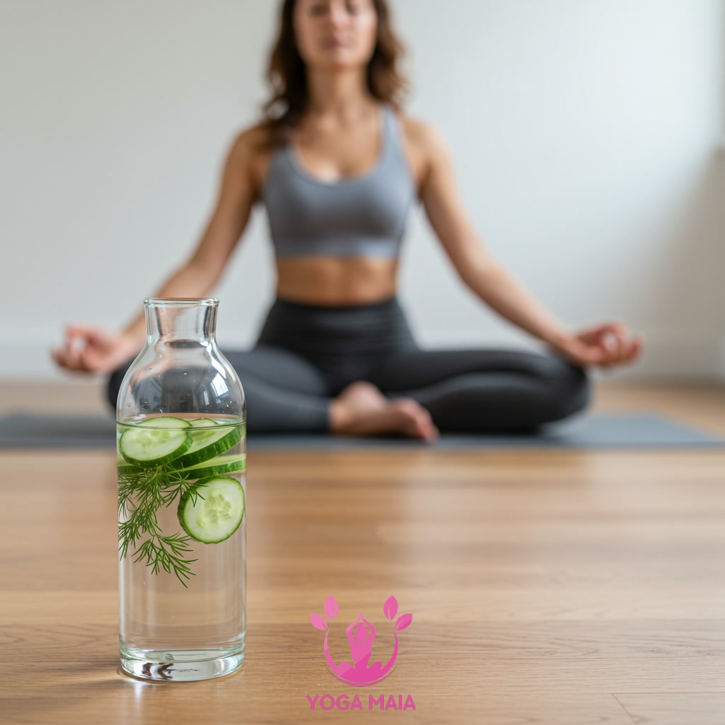 Incorporating Cucumber Dill Water into Your Yoga Routine