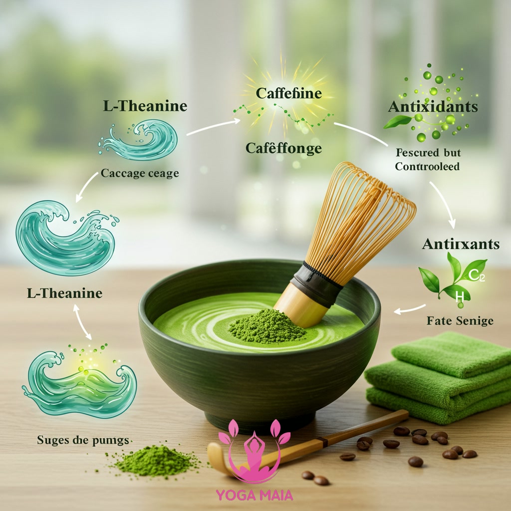 Key Benefits: L-Theanine, Caffeine, and Antioxidants