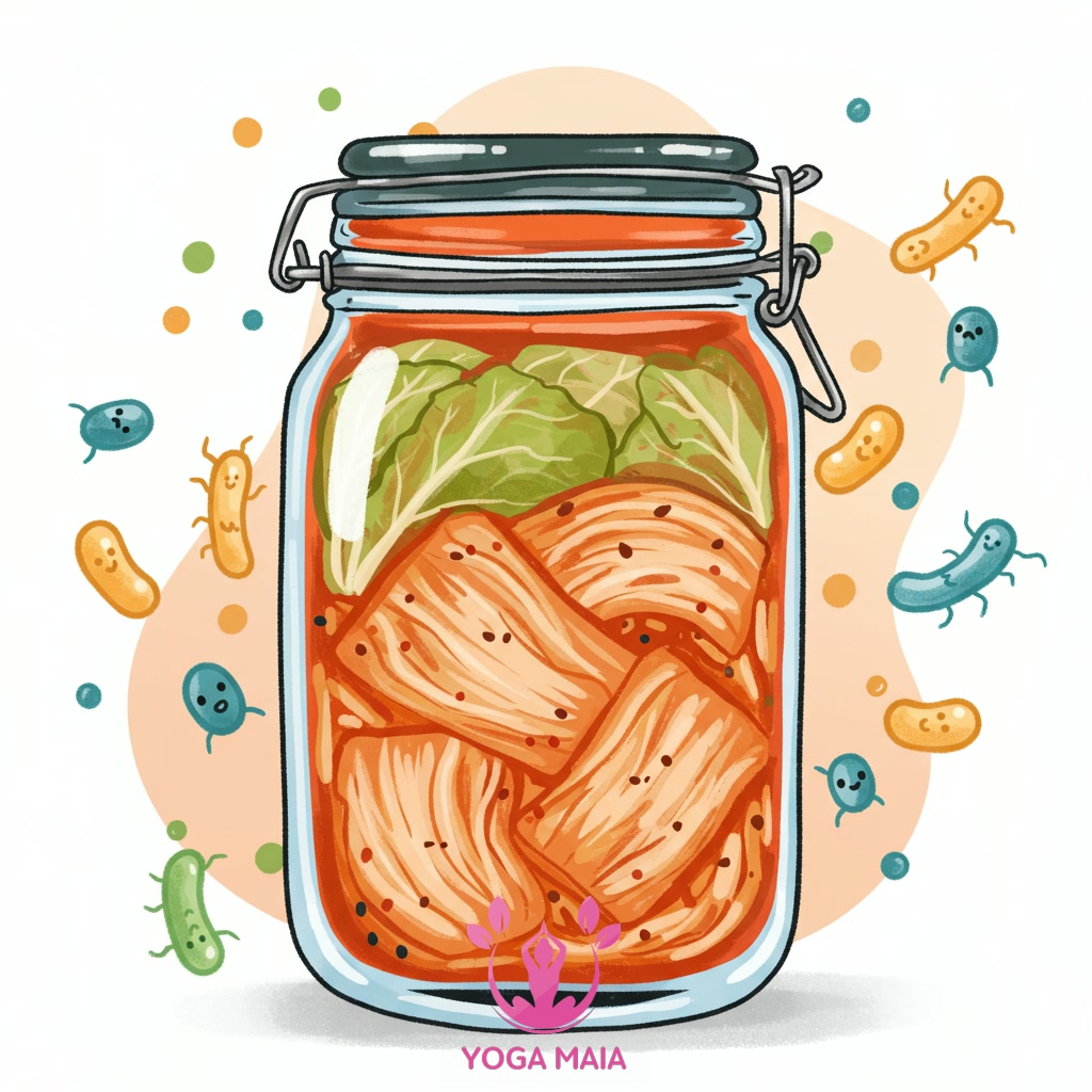 Kimchi's Contribution to Gut Health: Exploring Probiotics and Fermentation Benefits