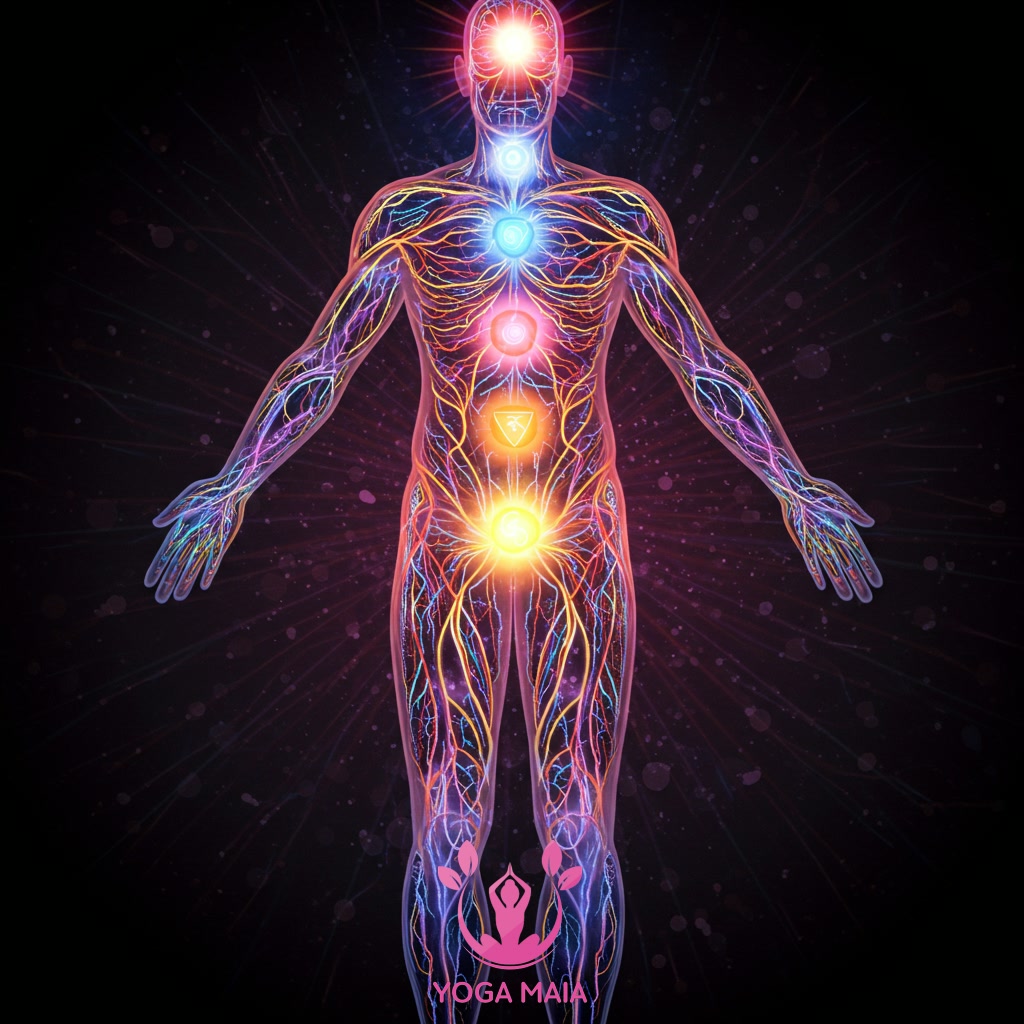 The Anatomy of Prana: Nadis, Chakras, and the Vayus
