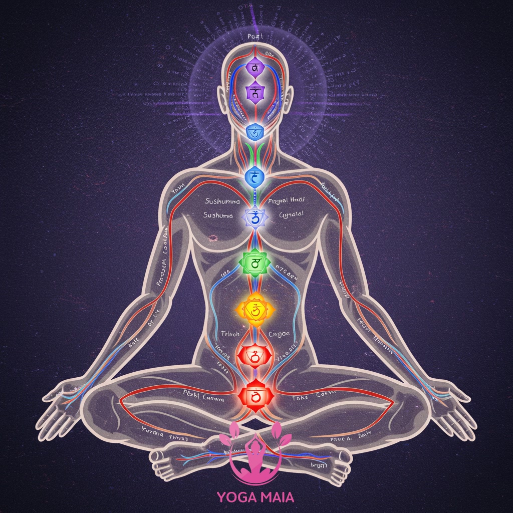 The Energetic Anatomy: Chakras, Nadis, and Prana