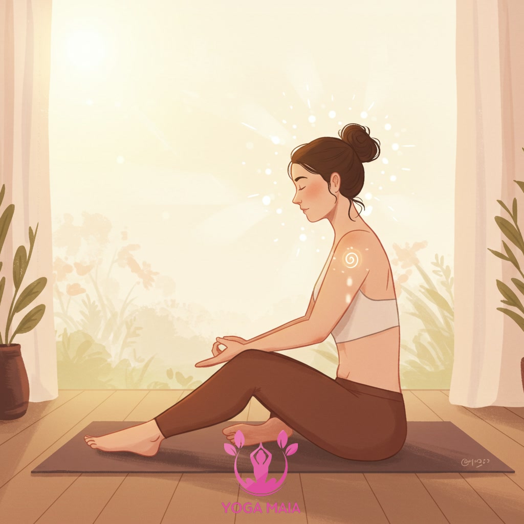 The Synergy of Yoga and Visualization Meditation for Inner Calm