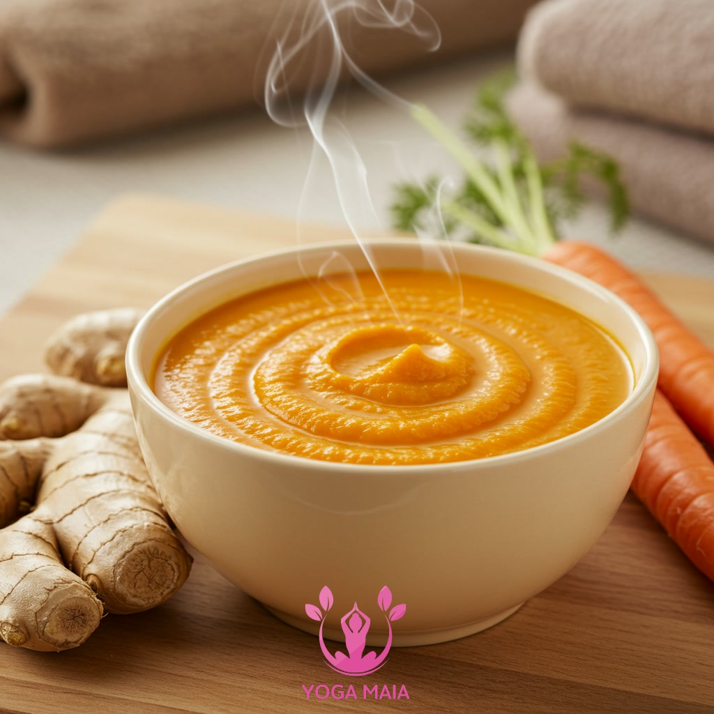 Why Carrot Ginger Soup? The Perfect Post-Yoga Elixir