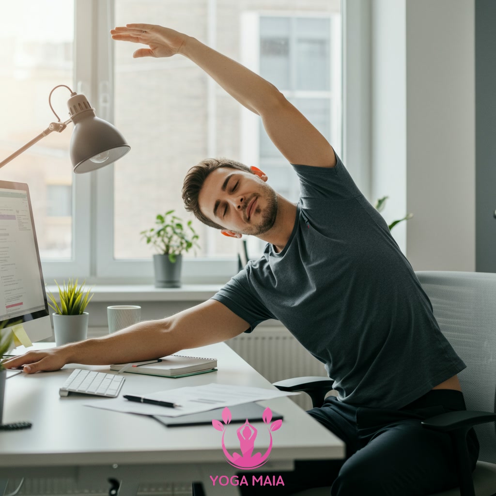 Why Desk Yoga? Benefits for Your Workday